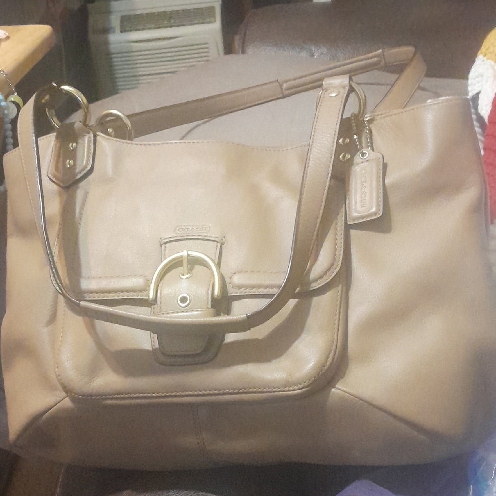 Coach Brown Leather Shoulder Bag